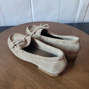 Clarks Bendables Women’s Sz 6.5 Suede Leather Casual Dress Loafer, Slip-on, EUC